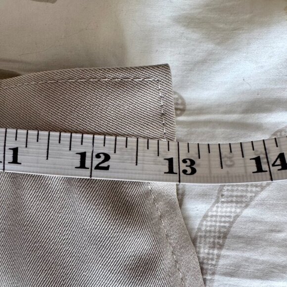 Vintage Custom Hand Made Light Grey Mandarin Collar Skirt Suit - Picture 11 of 13